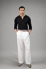 100% Linen Easy Trousers