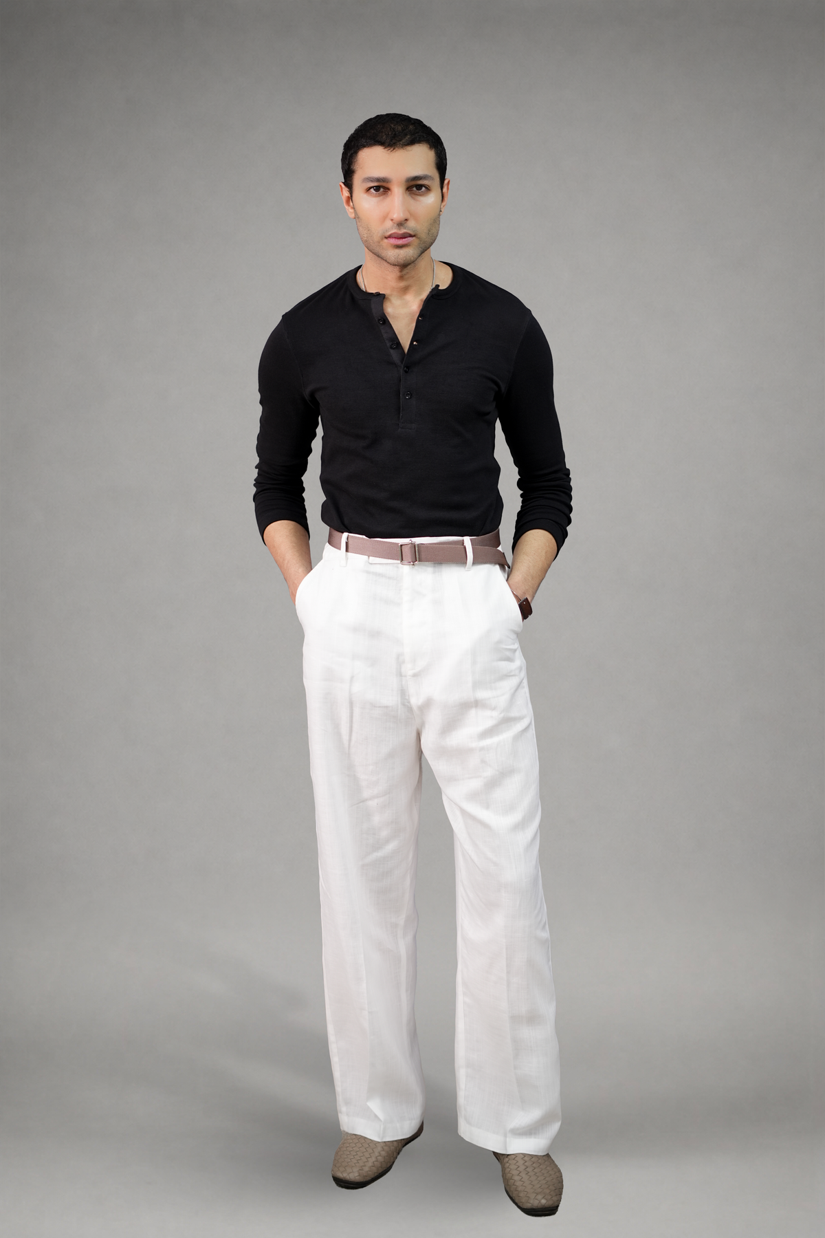 100% Linen Easy Trousers