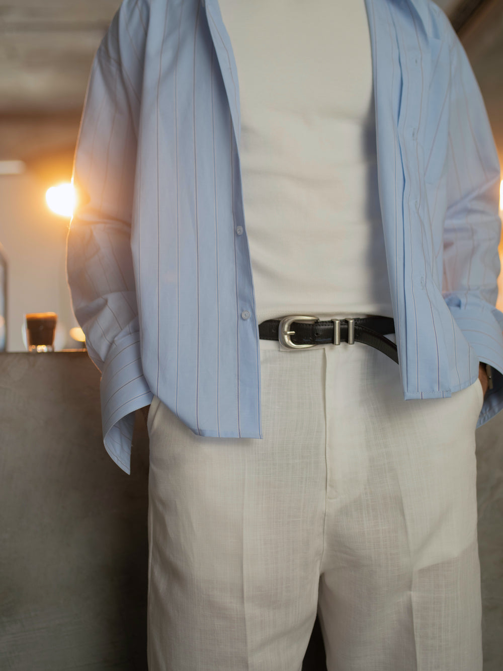 Pure Linen Easy Trousers