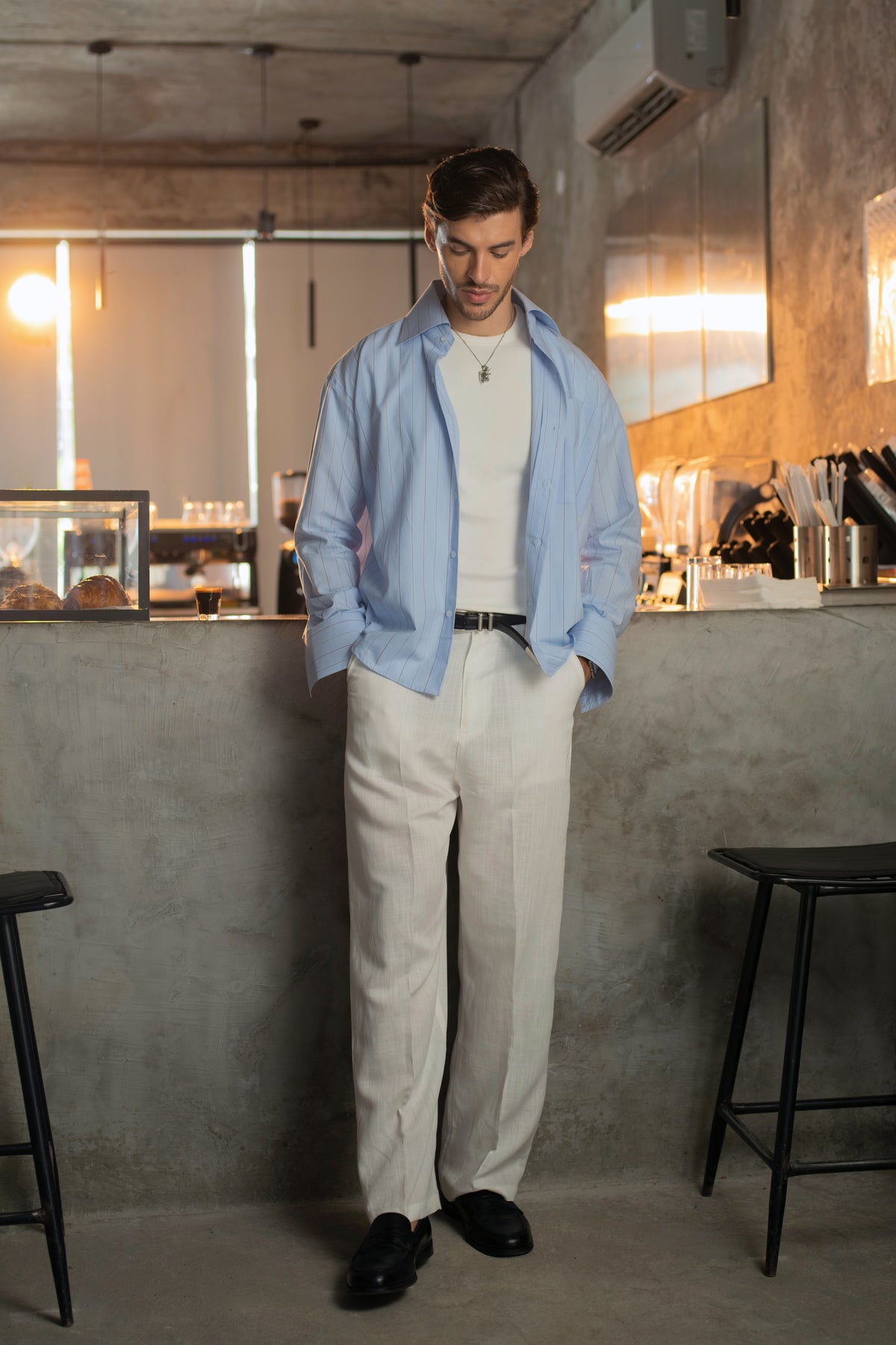 100% Linen Easy Trousers