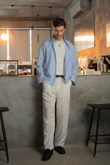 100% Linen Easy Trousers