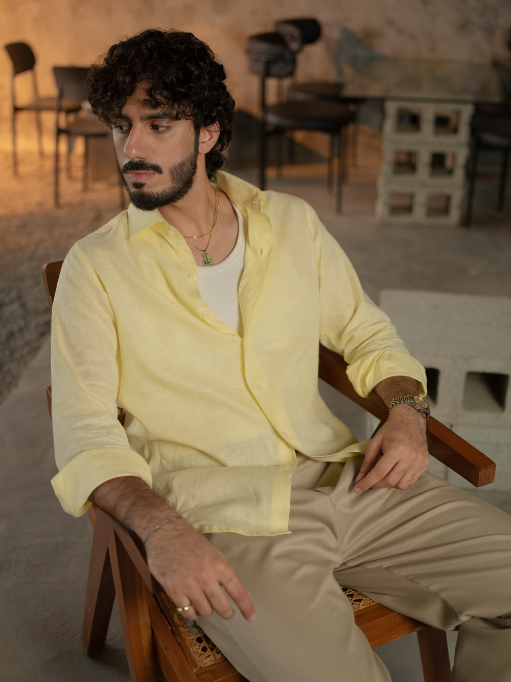 Structured Pure Linen Shirt