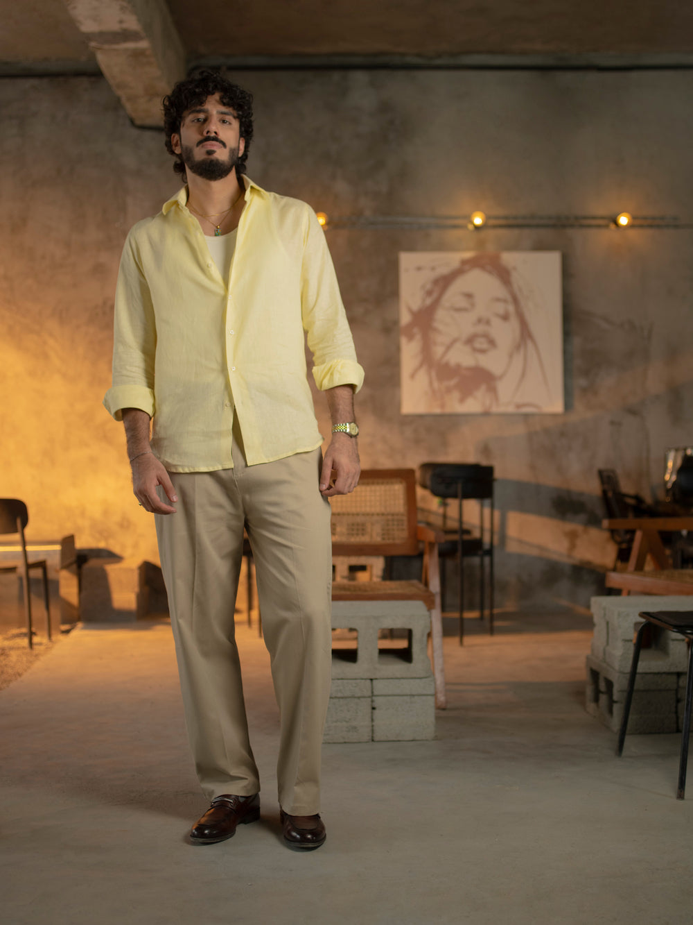 Structured Pure Linen Shirt