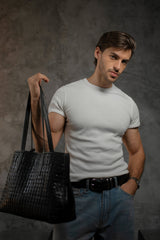 Cotton Slim Ribbed Tee