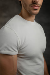 Cotton Slim Ribbed Tee