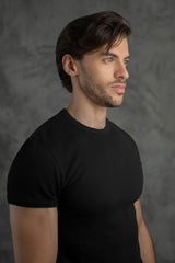 Cotton Slim Ribbed Tee