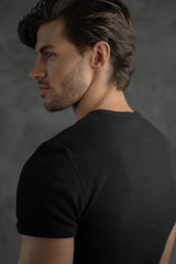 Cotton Slim Ribbed Tee