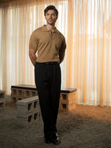 Double-Pleated High-Rise Trousers