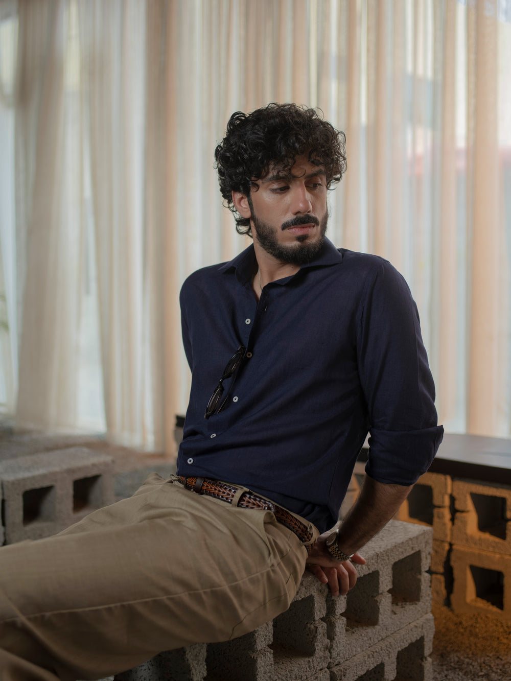 Structured Pure Linen Shirt