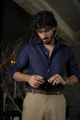100% Linen Structured Shirt