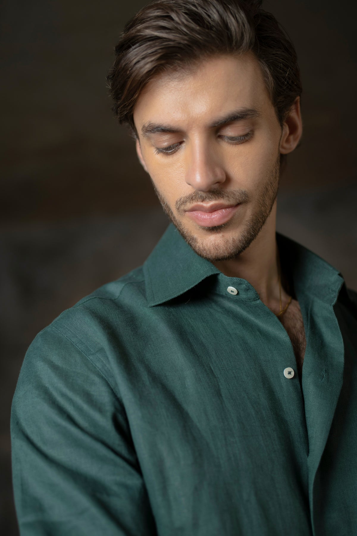 100% Linen Structured Shirt