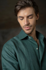 100% Linen Structured Shirt