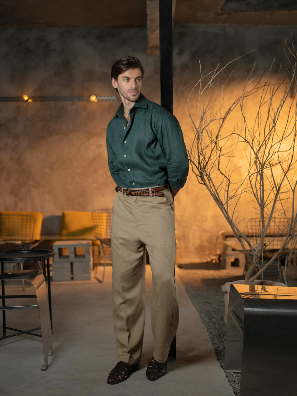 Structured Pure Linen Shirt
