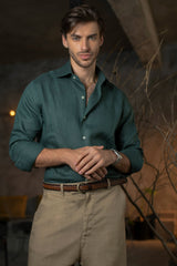 100% Linen Structured Shirt
