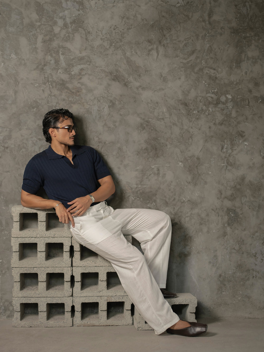 Pure Linen Easy Trousers