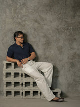 100% Cotton Cable-Knit Polo