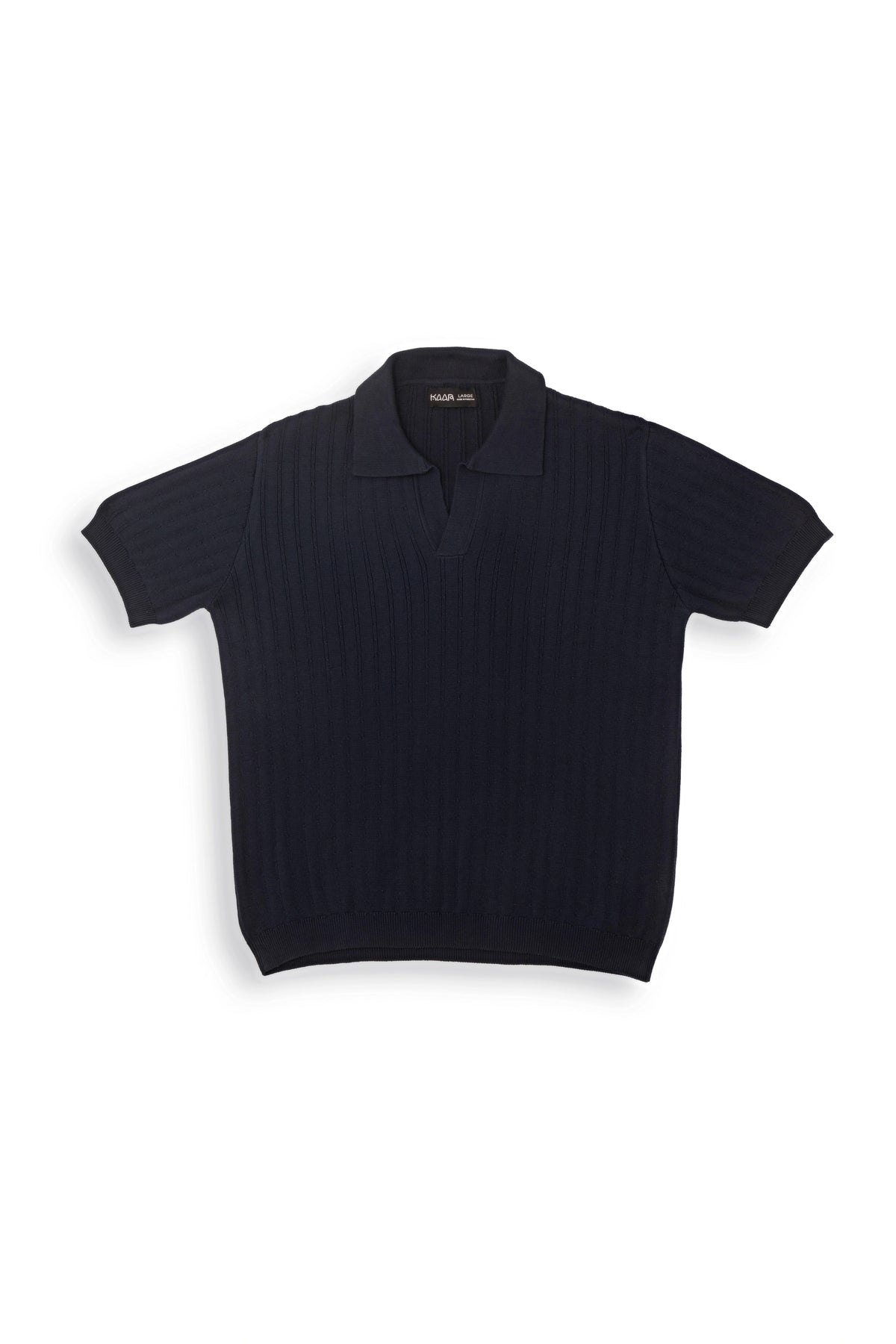 100% Cotton Cable-Knit Polo
